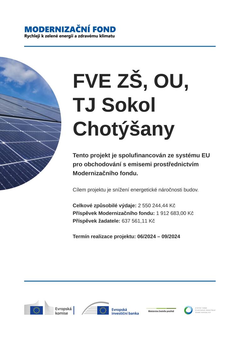 povinná publicita FVE Chotýšany